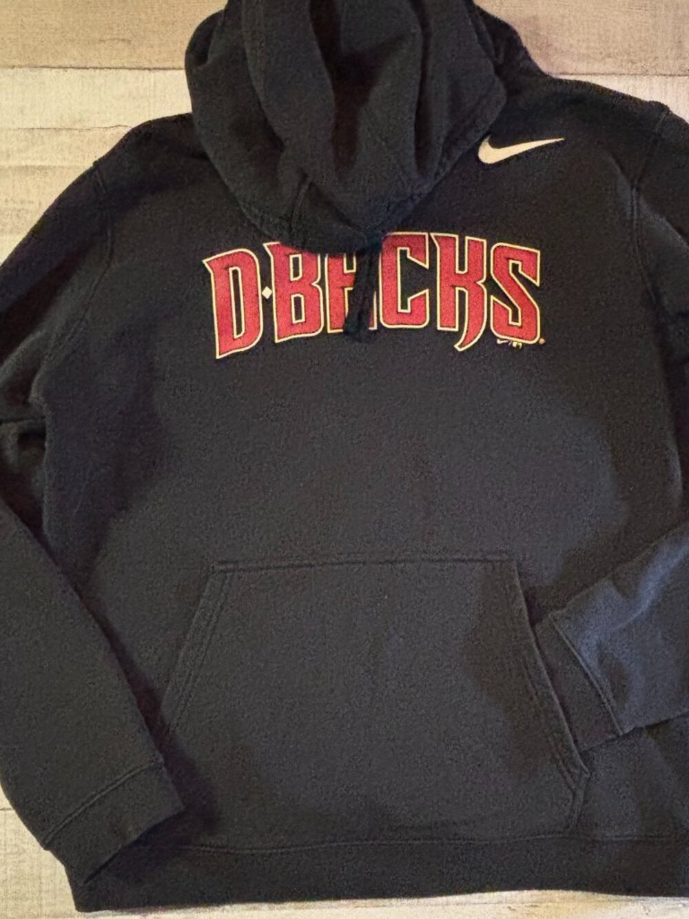 Men’s Nike Dri-FIT Dbacks Pullover Hoodie – Black, Size XL